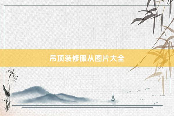 吊顶装修服从图片大全