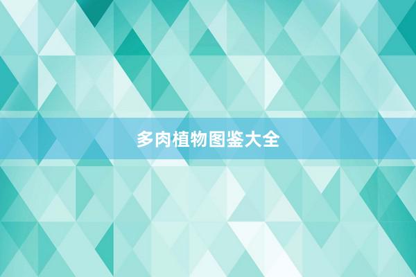 多肉植物图鉴大全